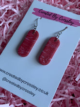 Load image into Gallery viewer, Patterned Clay Earrings
