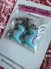 Load image into Gallery viewer, Dinosaur Clip On Earrings
