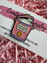 Load image into Gallery viewer, Negative Thoughts Bin Pin Badge
