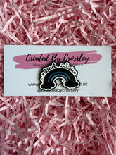 Load image into Gallery viewer, “Dead Inside” Rainbow Pin Badge
