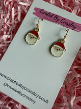 Load image into Gallery viewer, Santa Claus Charm Earrings
