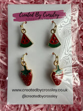Load image into Gallery viewer, Fruit Earring Duo
