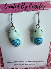 Load image into Gallery viewer, Turtle Charm Earrings
