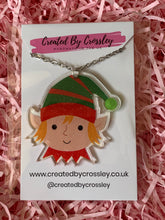 Load image into Gallery viewer, Large Elf Charm Necklace
