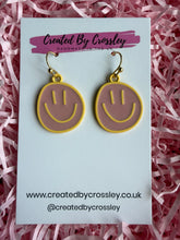 Load image into Gallery viewer, Happy Face Charm Earrings
