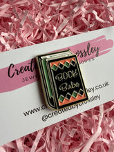 Load image into Gallery viewer, Book Babe Reading Pin Badge
