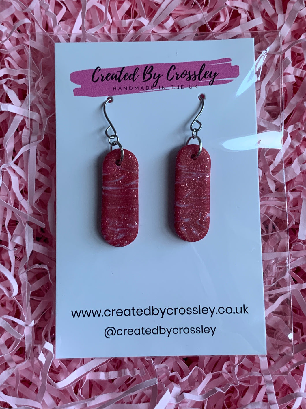 Patterned Clay Earrings