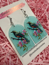 Load image into Gallery viewer, Large Bird Arch Charm Earrings
