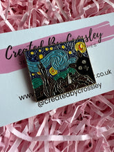 Load image into Gallery viewer, Cat Painting Pin Badge
