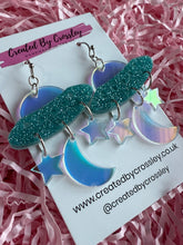 Load image into Gallery viewer, Alien Spaceship Charm Earrings
