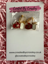 Load image into Gallery viewer, Christmas Mittens Clip On Earrings
