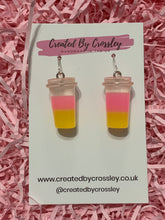 Load image into Gallery viewer, Two Tone Fruit Drink Charm Earrings
