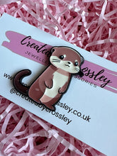 Load image into Gallery viewer, Otter Pin Badge
