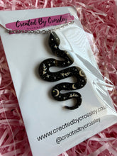 Load image into Gallery viewer, Large Snake Charm Necklace
