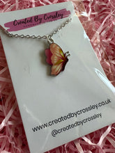 Load image into Gallery viewer, Pink Butterfly Charm Necklace
