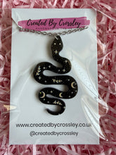Load image into Gallery viewer, Large Snake Charm Necklace
