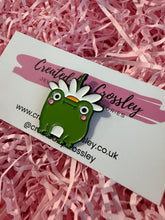 Load image into Gallery viewer, Flower Frog Pin Badge
