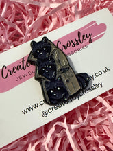 Load image into Gallery viewer, Trenchcoat Raccoons Pin Badge
