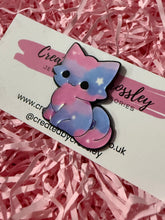 Load image into Gallery viewer, Pastel Galaxy Cat Pin Badge

