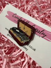 Load image into Gallery viewer, Record Player Pin Badge
