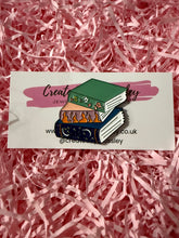 Load image into Gallery viewer, Book Stack Pin Badge
