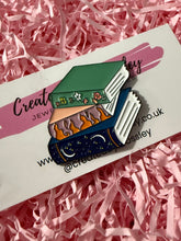 Load image into Gallery viewer, Book Stack Pin Badge
