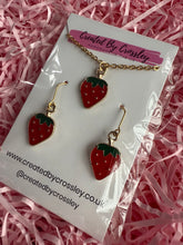 Load image into Gallery viewer, Strawberry Jewellery Set
