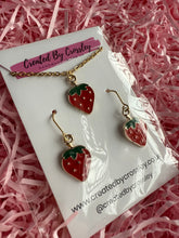 Load image into Gallery viewer, Strawberry Jewellery Set
