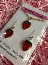 Load image into Gallery viewer, Strawberry Jewellery Set
