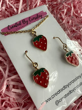 Load image into Gallery viewer, Strawberry Jewellery Set
