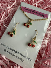 Load image into Gallery viewer, Cherry Jewellery Set
