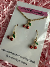 Load image into Gallery viewer, Cherry Jewellery Set
