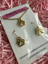 Load image into Gallery viewer, Paw Print Jewellery Set
