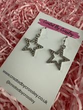 Load image into Gallery viewer, Gem Star Charm Earrings
