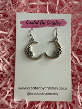 Load image into Gallery viewer, Moon Charm Earrings
