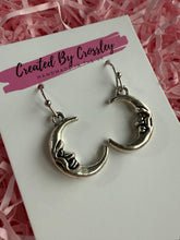 Load image into Gallery viewer, Moon Charm Earrings
