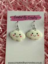 Load image into Gallery viewer, Happy Cloud Charm Earrings
