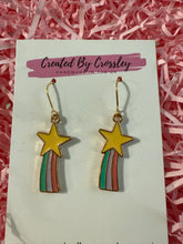 Load image into Gallery viewer, Shooting Star Charm Earrings

