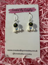 Load image into Gallery viewer, Astronaut Charm Earrings
