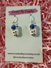 Load image into Gallery viewer, Astronaut Charm Earrings
