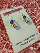 Load image into Gallery viewer, Astronaut Charm Earrings
