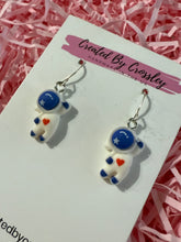 Load image into Gallery viewer, Astronaut Charm Earrings
