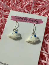 Load image into Gallery viewer, Planet Astronaut Charm Earrings
