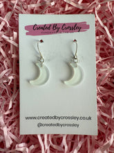 Load image into Gallery viewer, Moon Charm Earrings
