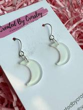 Load image into Gallery viewer, Moon Charm Earrings
