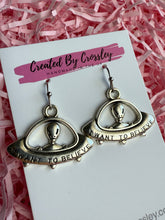 Load image into Gallery viewer, Alien Charm Earrings
