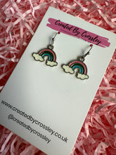 Load image into Gallery viewer, Rainbow Charm Earrings
