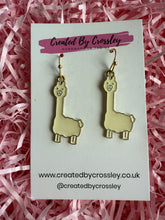 Load image into Gallery viewer, Alpaca Charm Earrings

