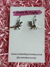 Load image into Gallery viewer, T-Rex Charm Earrings
