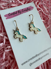 Load image into Gallery viewer, Unicorn Charm Earrings
